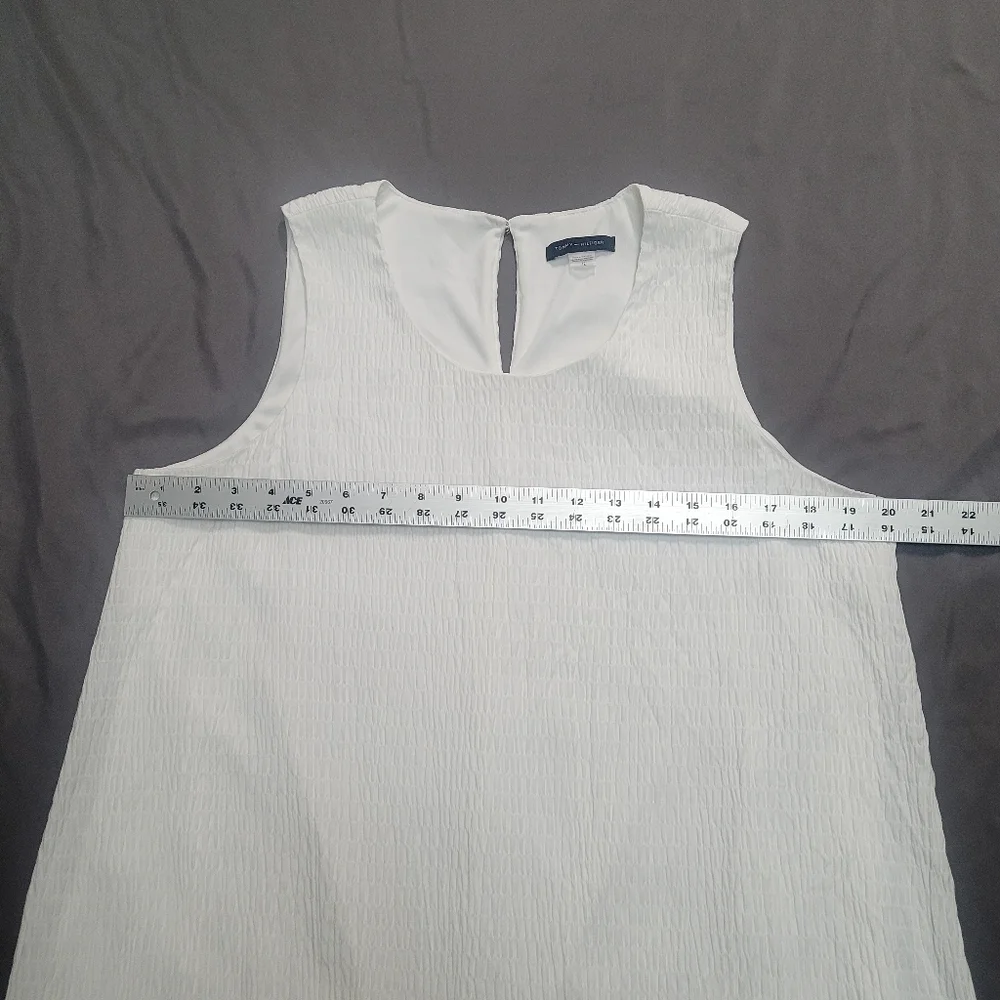 $Tommy Hilfiger White Flowy Dress,  Size 12 - Picture 10 of 10